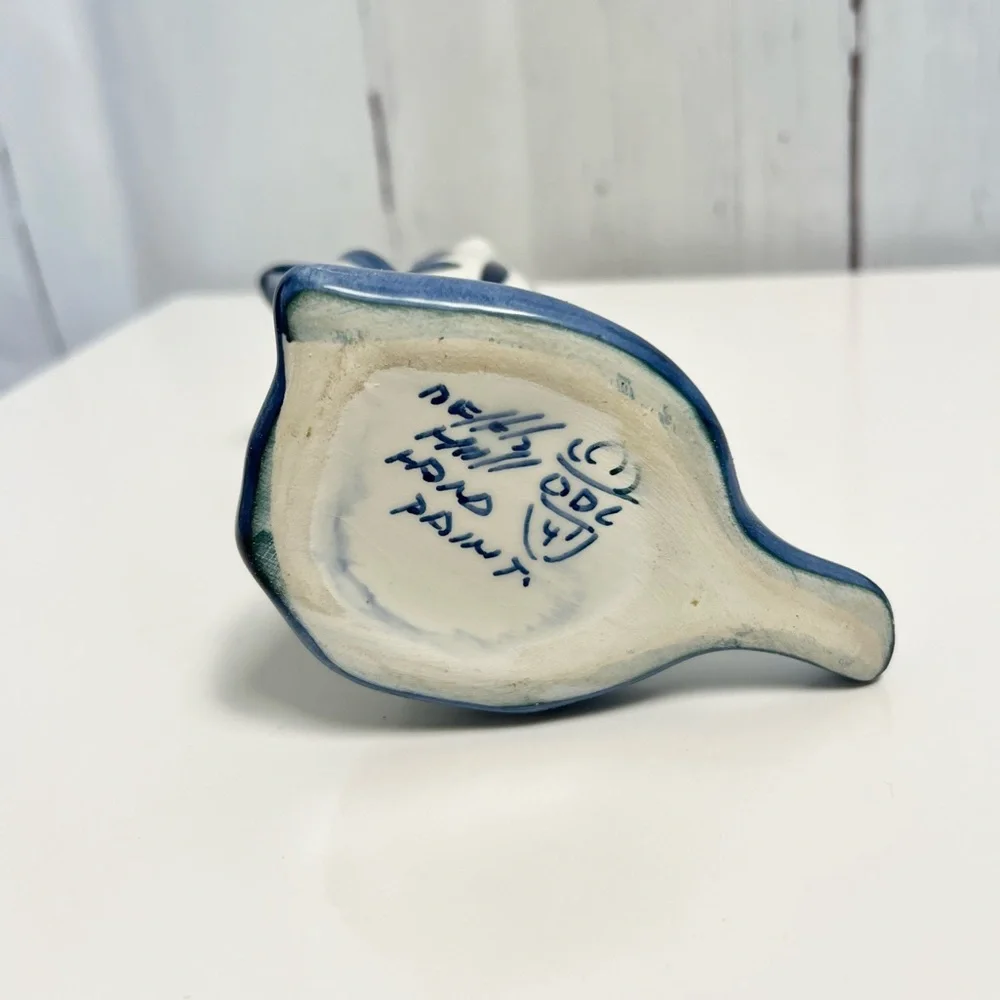 Vintage Royal Delft Blue Holland Bud Vase – Hand-Painted Tulip Shaped  Vase